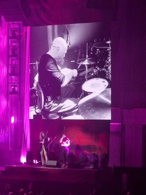 Ben Johnston put in a great shift on drums