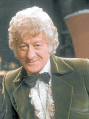 Jon Pertwee as the bouffant 70s Doctor