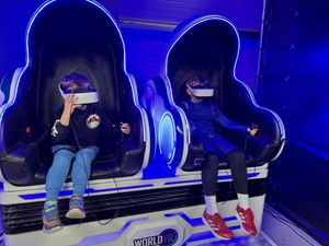 Some of the attractions at Electric Playground