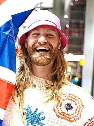 Sam Ryder was Eurovision star