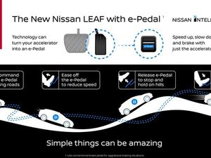 Supporting image for story: Nissan’s newest Leaf will only need one pedal