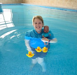 Supporting image for story: Swim teacher wins award for supporting young swimmers across the area