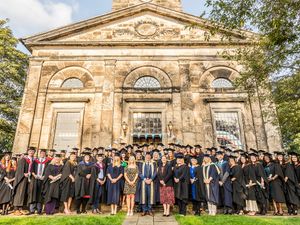 Supporting image for story: Telford College graduates celebrate success with style