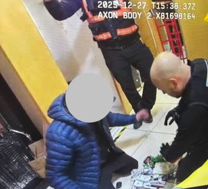 The man was arrested on Saturday and stolen items were recovered