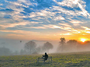 Supporting image for story: Red sky in morning captured by Star Witness