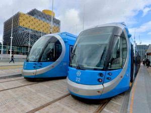 Supporting image for story: Trams stop running on part of metro line due to overrunning engineering works