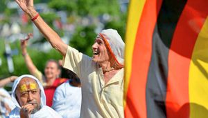 Light-hearted and colourful parade fun in the sun
