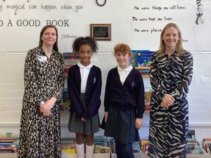 Supporting image for story: Author inspires youngster on school visit