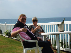 Former Walsall Mayor John O'Hare and his sister Caroline