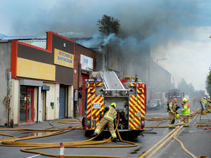 Supporting image for story: Watching brief on fire-hit Smethwick factory amid collapse fears