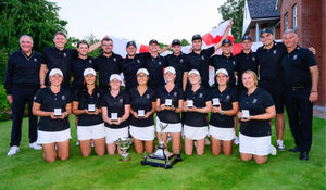 England Men's and Women's team, featuring Shropshire Isla McDonald-O'Brien, came out on top with combined success in the 2025 Home Internationals at Woodhall Spa. Pic: Nick Butcher, Leaderboard Photography