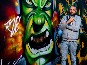 Supporting image for story: Revealed: Meet one of the graffiti artists behind the Wednesfield Road murals