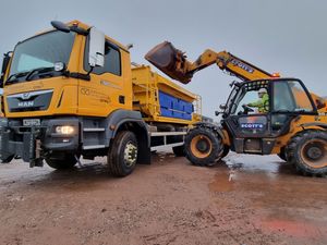 Supporting image for story: Gritters hit the roads with temperatures set to plummet over the weekend