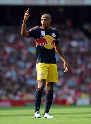 New York Red Bulls' former player Thierry Henry