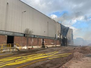 Supporting image for story: Fire crews scrambled to 'serious' blaze at disused factory in Telford