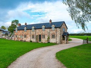 Supporting image for story: 'Exquisite' Grade II-listed cottage near Oswestry with five acres, annexe, stables and pond up for sale for around £1.1m