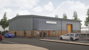 A new warehouse unit set to be built on Centurion Park in Shrewsbury