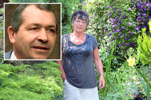 Hazel Turner was a victim of conman John Palmer, inset. She admits to letting out a sigh of relief at news of his death.