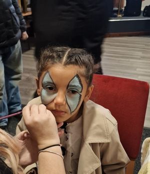 Face painting done by Sherrielou, one of the event supporters