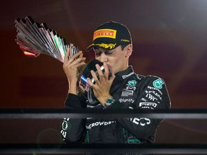 Supporting image for story: Las Vegas winner George Russell explains why he avoided Bellagio fountain plunge