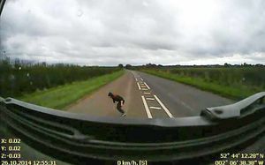 The teenager hit by the truck