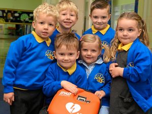 Supporting image for story: Lifesaving kit installed at Shrewsbury primary school
