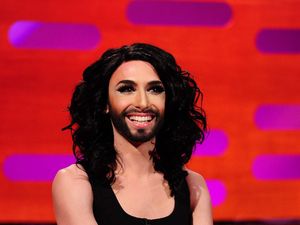 Supporting image for story: Eurovision winner Conchita Wurst performs in Malmo amid Palestinian protest
