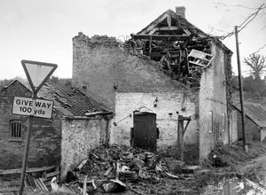 This picture, taken in April, shows damaged to the 18th century Walk Mill, caused by a falling beech tree. It was estimated that the repairs could cost £310,000.