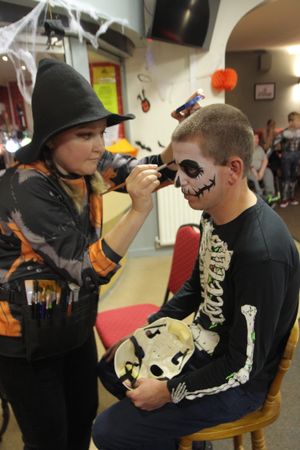Children enjoy the Halloween Party funded by the Arts Festival. Photo by Maddy Forster