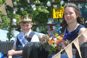 Last year's carnival King and Queen