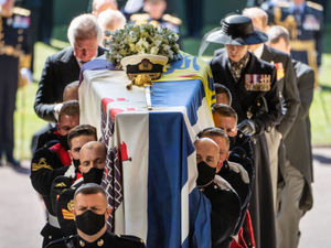 Supporting image for story: Family pride as Shropshire Navy seaman and father play part in Prince Philip's funeral