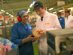 Supporting image for story: Chancellor meets region's night shift