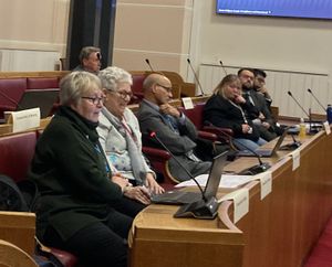 Cllr Hilary Bills speaking at Dudley Council's Social Care and Wellbeing Scrutiny Committee. Picture Martyn Smith/LDRS free for LDRS use