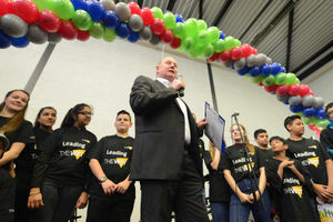 Wolves owner Steve Morgan has backed the project and spoke at the official opening