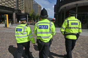 Police patrol Telford. 