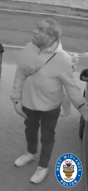 Police want to speak to this man after a number of attempted car break-ins in Oldswinford