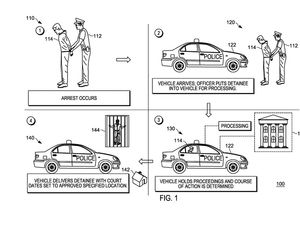 Supporting image for story: Ready for RoboCar? Self-driving police vehicles could take criminals straight to the cop shop