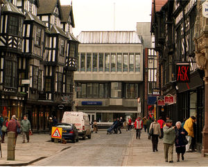 The award-winning modernist bank on Pride Hill.