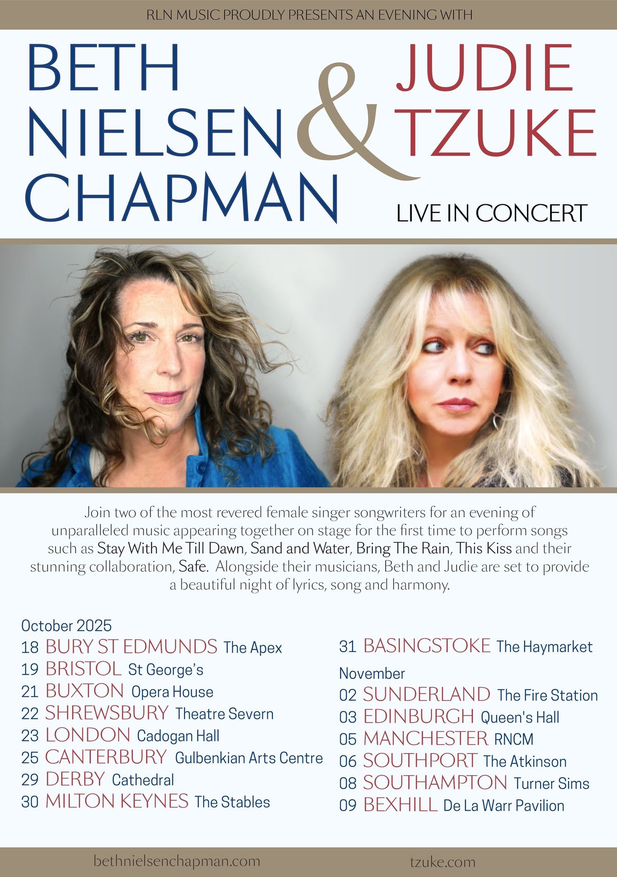 Acclaimed singer-songwriters to join forces for newly-announced Shrewsbury live show
