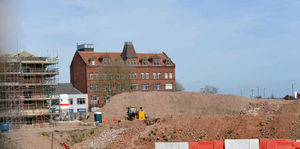 Work continues on the former Royal Hospital site