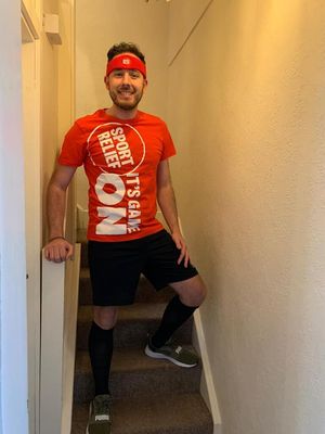 Phil taking on his challenge