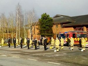 Supporting image for story: Guards of honour for much-loved Staffordshire firefighter after Covid death