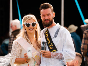 Supporting image for story: Revellers at Shrewsbury Folk Festival soak in the fun despite the showers 
