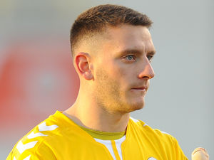 Supporting image for story: Home-grown star Andy Wycherley out to keep AFC Telford No.1 jersey