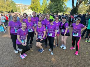 This team from A Child of Mine, in Stafford, could look more ready for their run