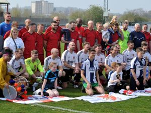 Supporting image for story: Charity football game involving West Brom legends raises over £10,000
