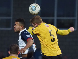 Supporting image for story: Leamington FC defender fooled by football in AFC Telford victory - VIDEO