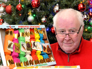 Supporting image for story: Vintage Christmas crackers found in attic delight Bridgnorth antiques expert