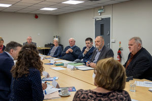 Round table event chaired by Telford's MP Shaun Davies
