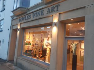 Glenn Rowles, who runs an art gallery, cannot understand why it is much more expensive to park in Mill Street, Ludlow. Picture: LDRS